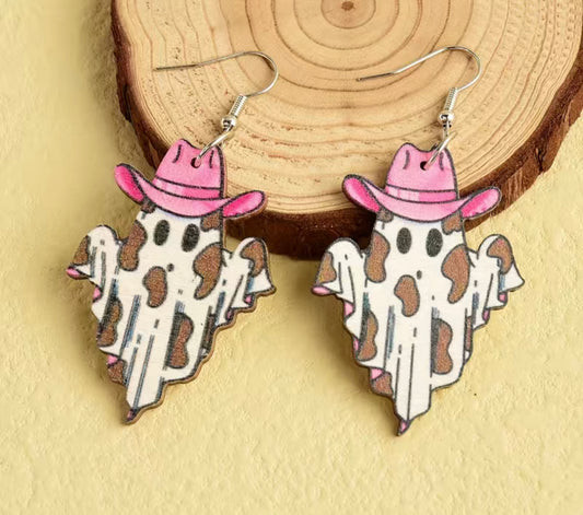 Boo Cowgirl Earrings