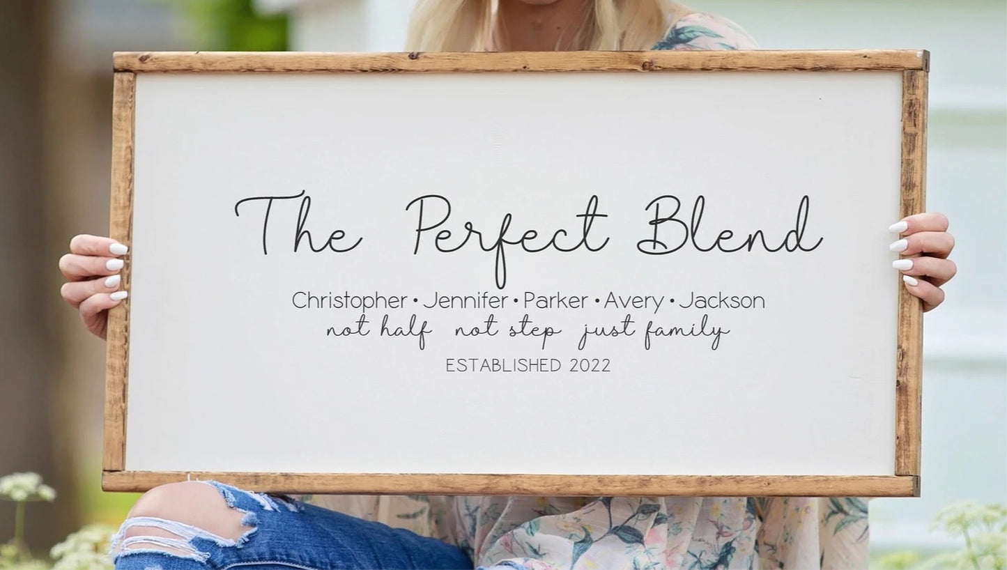 Perfect Blend Framed Signs