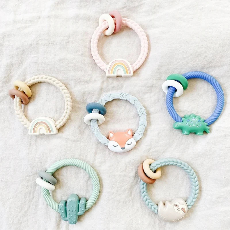 Ritzy Rattle™ Silicone Teether Rattles