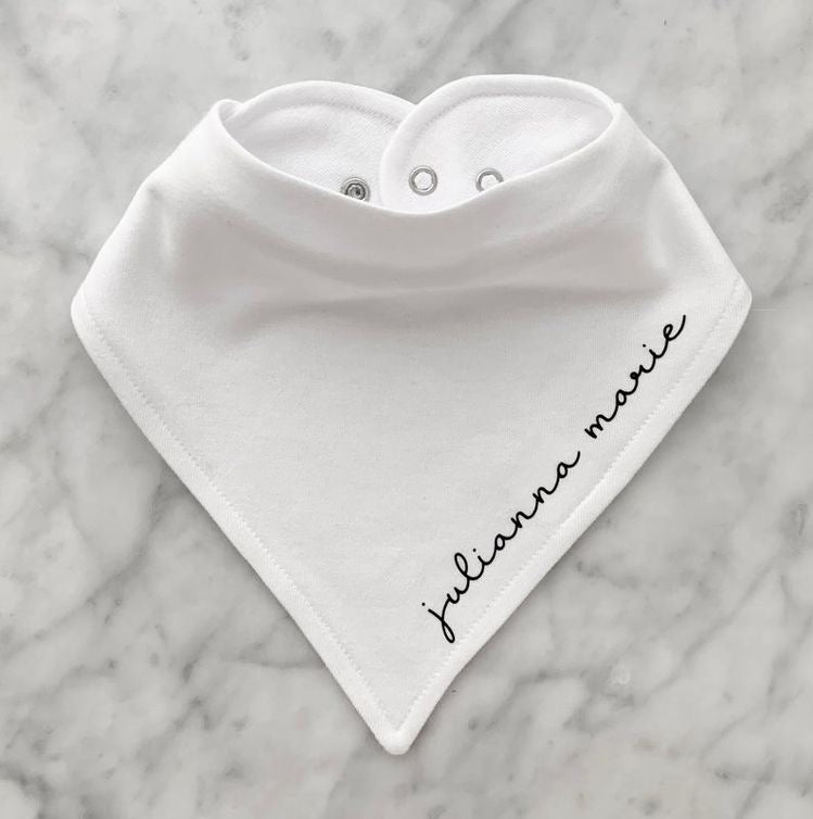 Personalized Bandana Bib