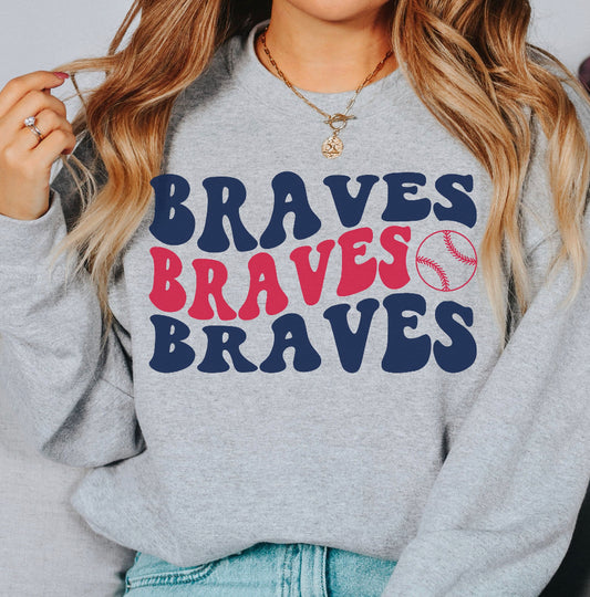 Braves Crewneck + Tee